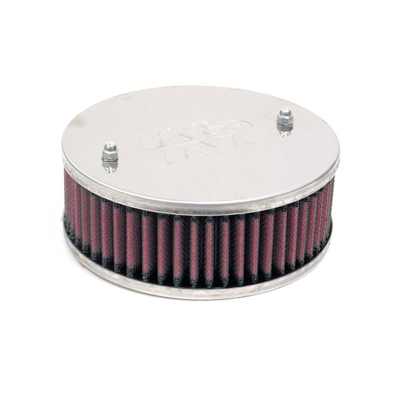 K&N carburateur luchtfilter rond  SU/SU Hitachi 1.75'' H6/HS6, middengat, Montagehoogte 56mm (56-9096)