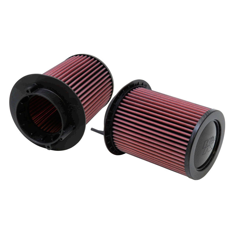 K&N vervangingsfilter  Audi R8 4.2L V8 2009-2012 (Set 2 stuks) (E-0668)