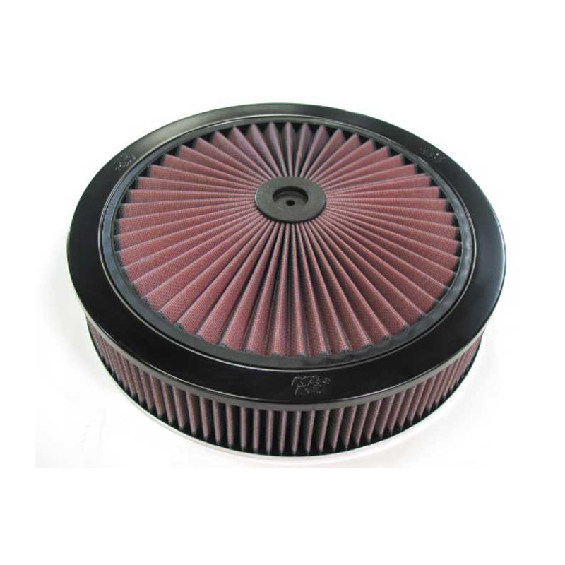K&N Luchtfilter X-Stream - 130mm aansluiting, 305mm inwendige diameter, 78mm hoogte - met 32mm drop base (66-3040)