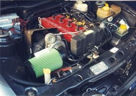 GREEN kit Ford Sierra Cosworth 2.0 turbo 150kw