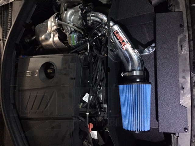 Injen BMW 114i (116,118,120i ) 1.6L Turbo ( N13 ) F20,21, Short ram intake system Zwart