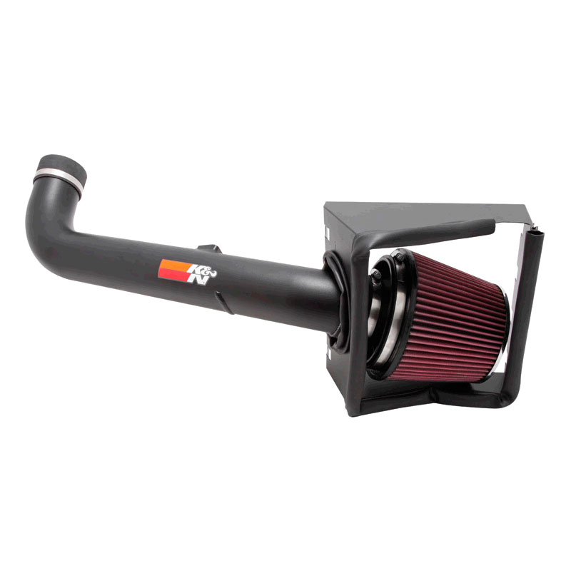 K&N High Performance Air Intake Kit  Ford F250 Super Duty 5.4L V8 2008-2010 - Zwart (77-2577)