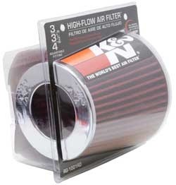 K&N RG-1001RD-L Universele Luchtfilter Cone Rood