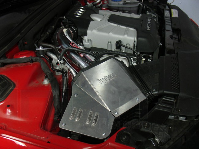 Injen Audi S4 B8 '12/- 3.0L V6 TFsi Short ram air intake system Zwart