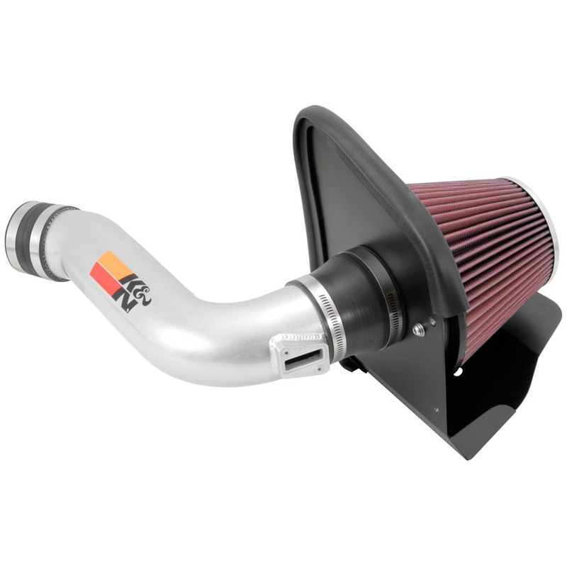 K&N High Performance Air Intake Kit  Ford Edge 2.0L L4 2012-2014 - Zilver (77-2586KS)
