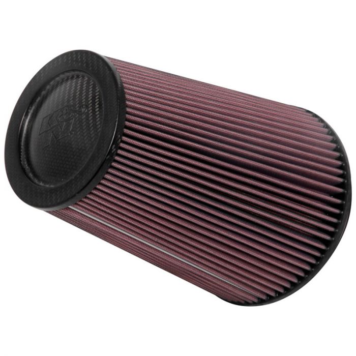 K&N Universeel filter - carbonvezel top - 152mm aansluiting, 190mm bodem, 127mm top, 254mm hoogte (RP-3280)
