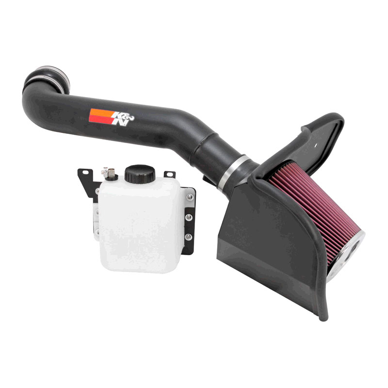 K&N High Performance Air Intake Kit  Ford F150 SVT Raptor 6.2L V8 2010-2014 - Zwart (77-2579)