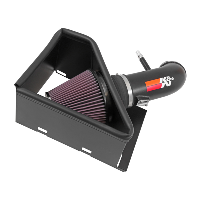 K&N High Performance Air Intake Kit  Dodge Ram 2500/3500 6.4L V8 2014-2018  - Zwart (77-1568KTK)