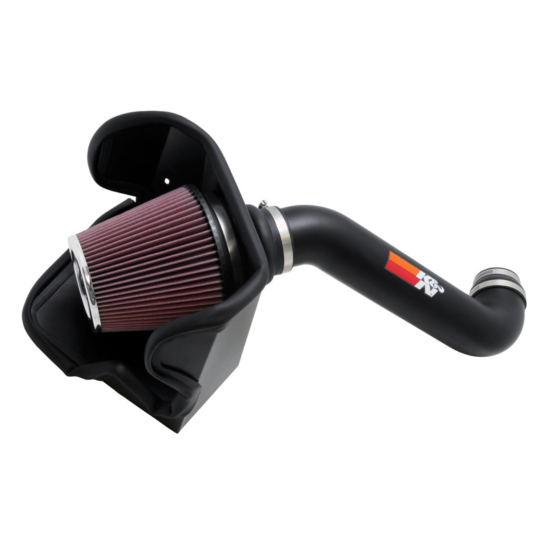 K&N High Performance Air Intake Kit  Jeep Liberty & Dodge Nitro 3.7L V6 2010-2012  - Zwart (77-1562KTK)