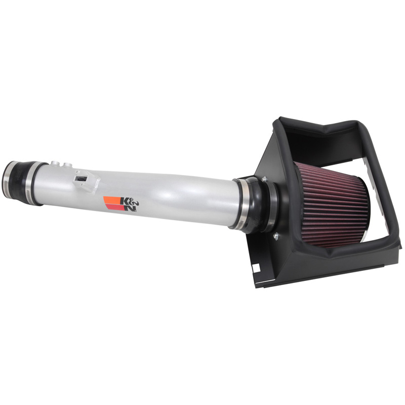 K&N High Performance Air Intake Kit  Ford F150 3.7L V6 2012-2014 - Zilver (77-2585KS)